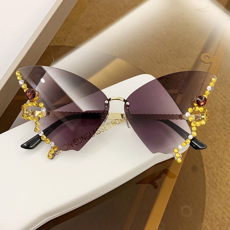 Diamond Butterfly Sunglasse