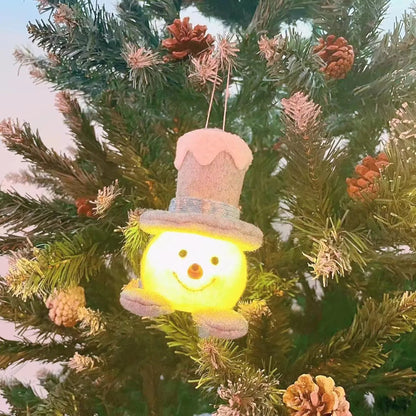 Christmas Doll Light Plush Glowing Snowman