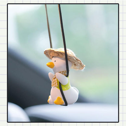 Kawaii Swing Duck Ornament