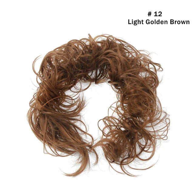 Scrunchie Messy Hair Bun Chignon Elastic Band Extension