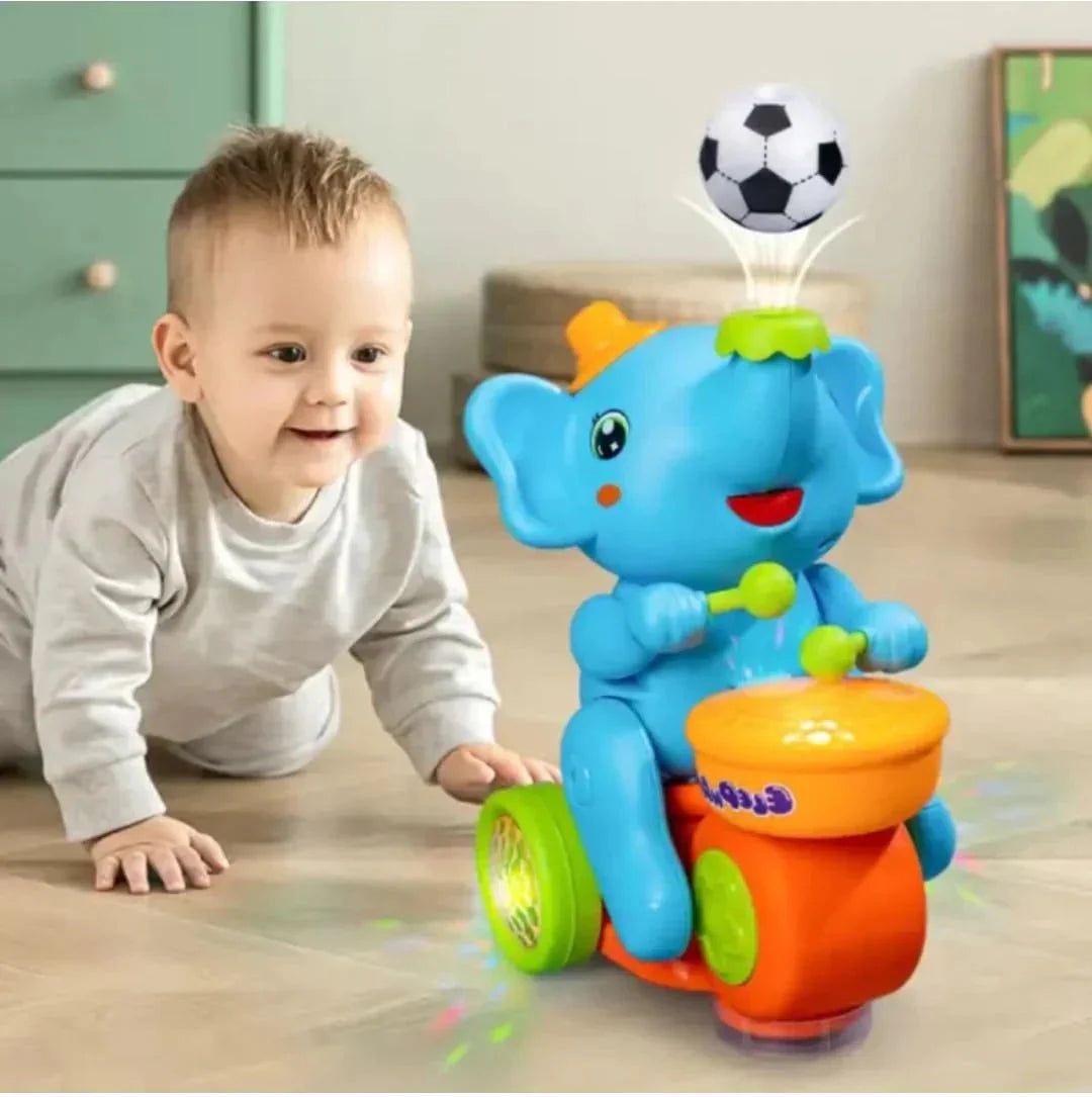 🐘Musical Walking Elephant Drummer Toy😃