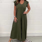 Summer New Ruffled Wide-leg Casual Jumpsuit (Buy 2 free shipping)