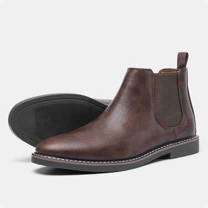 Exquisite Gifts - Men's Vintage Fashion Chelsea Leather Boots