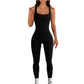 One Piece Tank Top Thigh Slimming Workout Jumpsuit