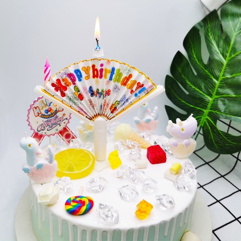 🎂 Reusable Novelty Fan Birthday Candle🔥BUY 5 GET 3 FREE 🎁BEST GIFT FOR LOVED ONE🎁