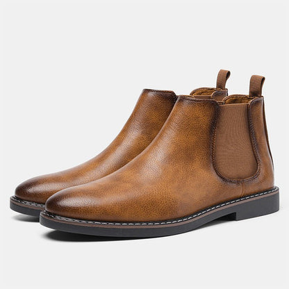 Exquisite Gifts - Men's Vintage Fashion Chelsea Leather Boots