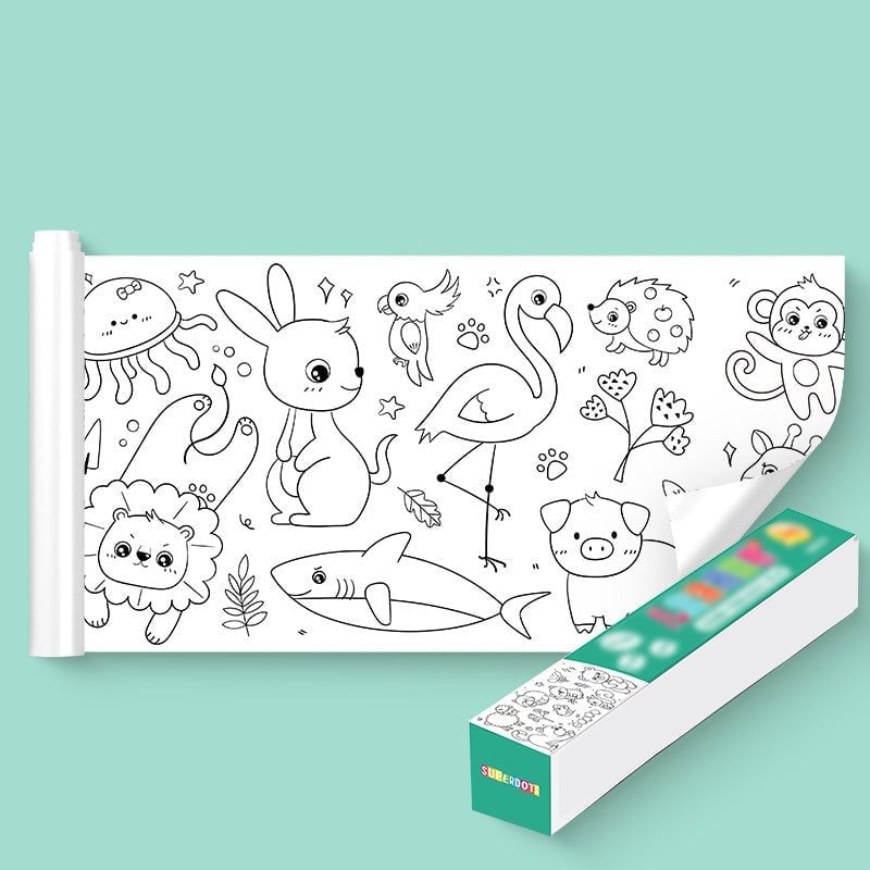 CHRISTMAS HOT SALE - Children's Drawing Roll