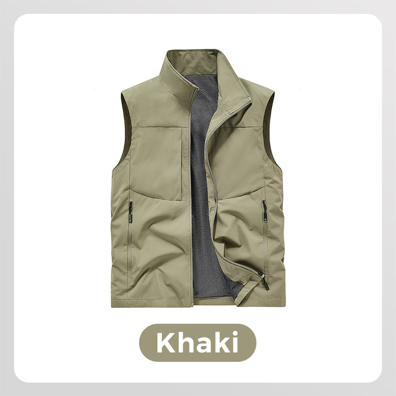 Men's Waterproof Outdoor Utility Vest