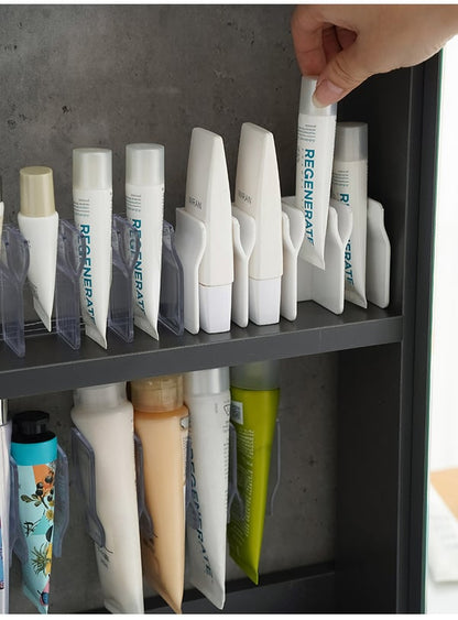 Wall-Mounted Skincare Organizer Shelf for Cleansers