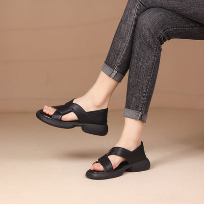 Flat Open Toe Slip-on Beach Sandals