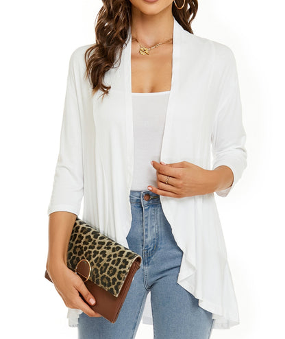 Casual Lightweight Cardigans With Open Front For Women