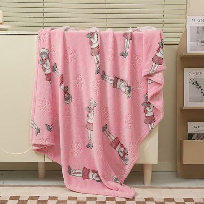 Nice Gift*Luminous Flannel Blanket