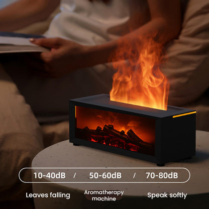 Fireplace Flame Diffuser Humidifier with Remote