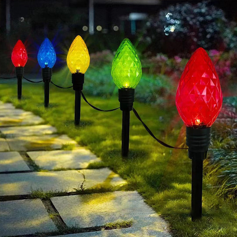 Solar Powered Christmas Lights 5-Pack Set