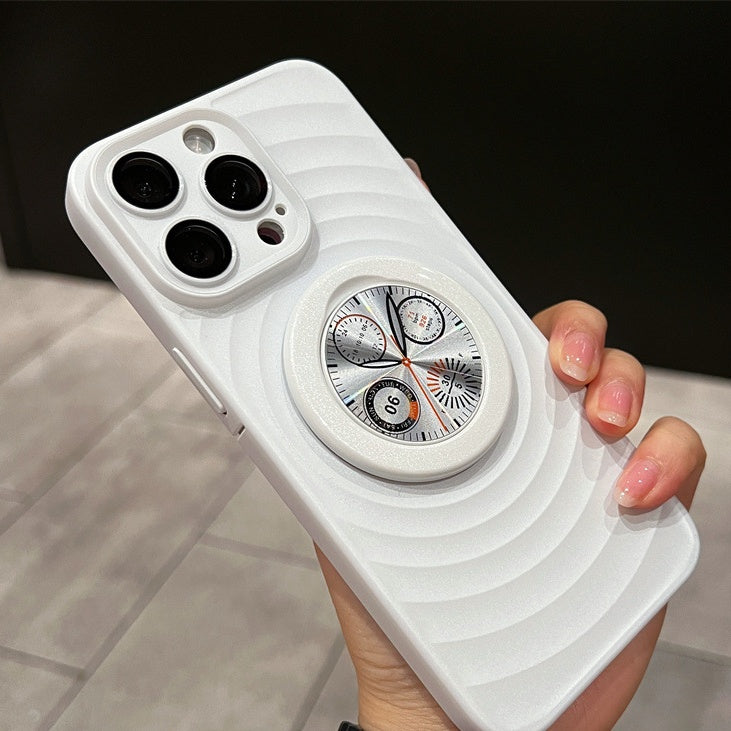 Ripple Pattern Magnetic Phone Case with Stand