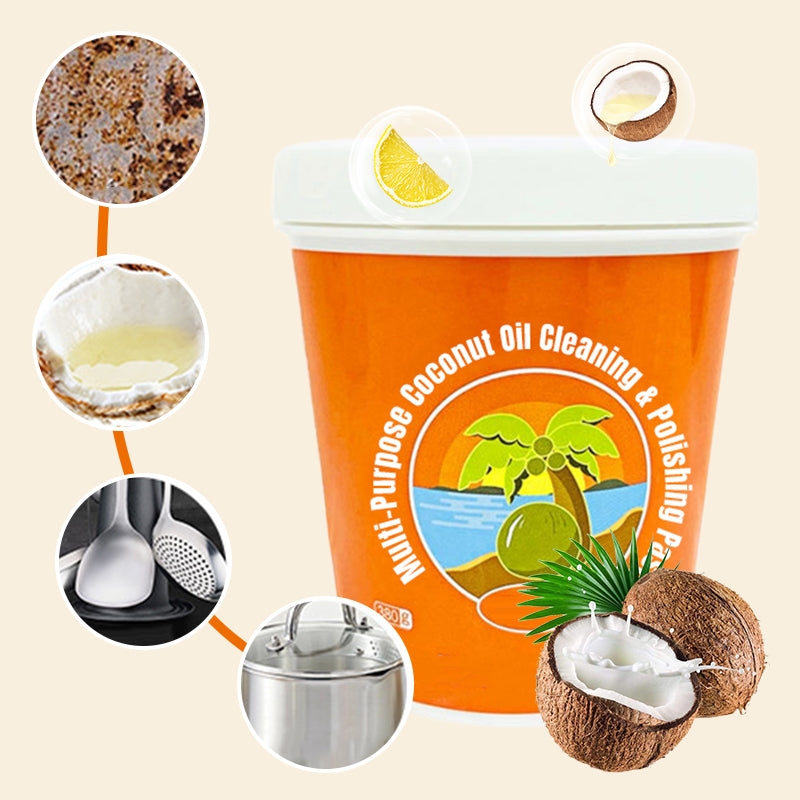 Multi-Purpose Coconut Oil Cleaning & Polishing Paste