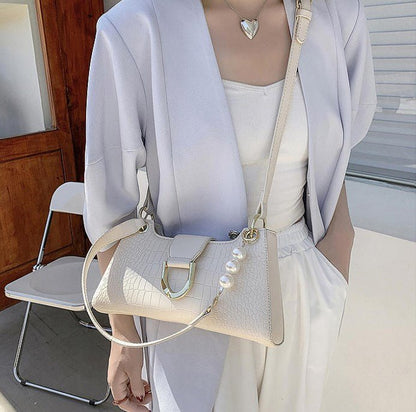 Fashion Pearl Underarm Shoulder Bag