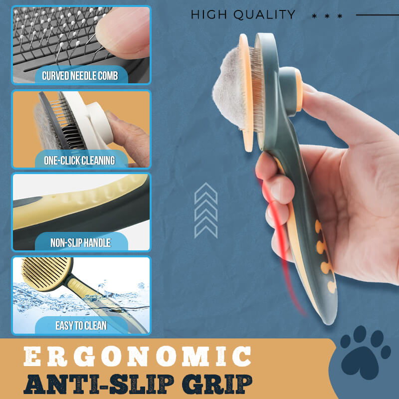 🔥Hot Sale🔥Self-Cleaning Pet Hair Removal Brush