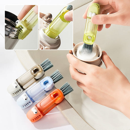 ⏳Limited Time Offer! Don't Miss Out! 👍A versatile 4-in-1 Cleaning Brush For Bottle Gaps