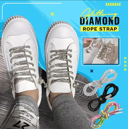 Glittering Diamond Rope Strap