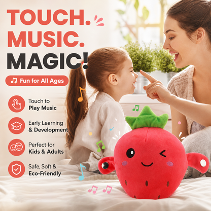 🍌🍓Give him a joyful childhood！🎶Fruit Sensor Beat Interactive Doll