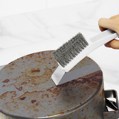 Steel Bristle Brush for Kitchen Cleaning