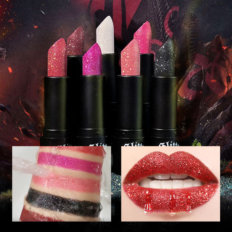 😍💋Buy 1 Get 1 Free💋Matte Long-lasting Lipstick With Fine Glitter
