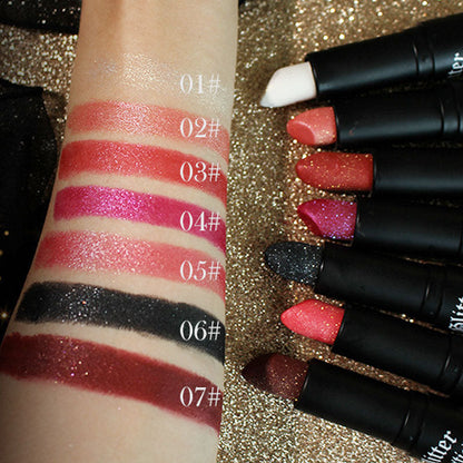 😍💋Buy 1 Get 1 Free💋Matte Long-lasting Lipstick With Fine Glitter