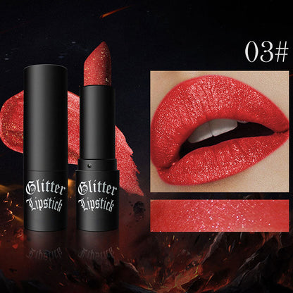 😍💋Buy 1 Get 1 Free💋Matte Long-lasting Lipstick With Fine Glitter