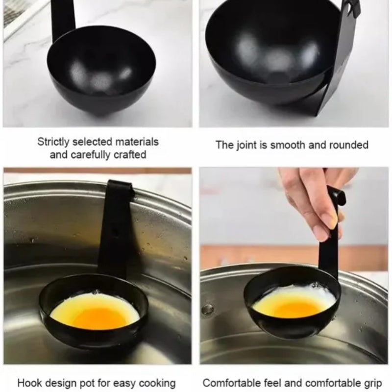 🥚 BUY 1 GET 1 FREE!  🍳 Hanging Ear Poached Egg Molds – Perfect Spa Eggs Every Time 🍳