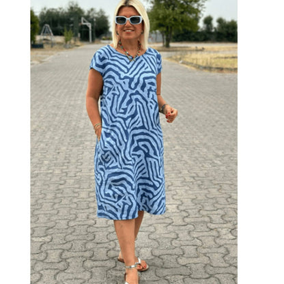 💃2025 New Boho Vintage Casual Printed Dress
