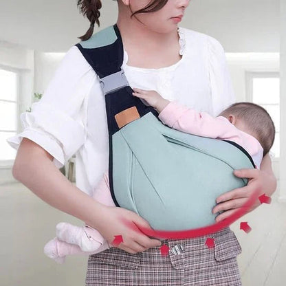 4-in-1 Breathable Baby Carrier – 0-36 Months, Front/Back/Facing In/Out – Hands-Free Comfort for Parent & Baby! ✨