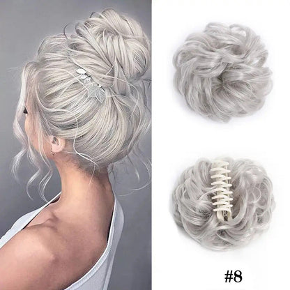Claw Clip Wig for Natural Hair Bun