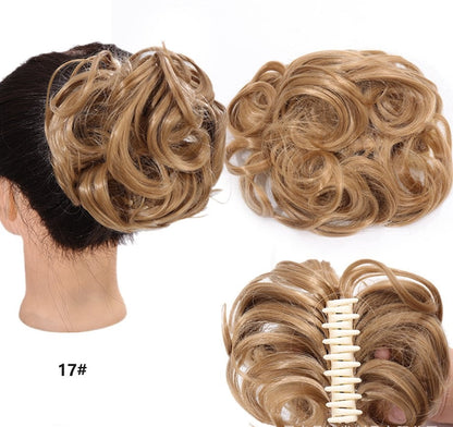 Claw Clip Wig for Natural Hair Bun