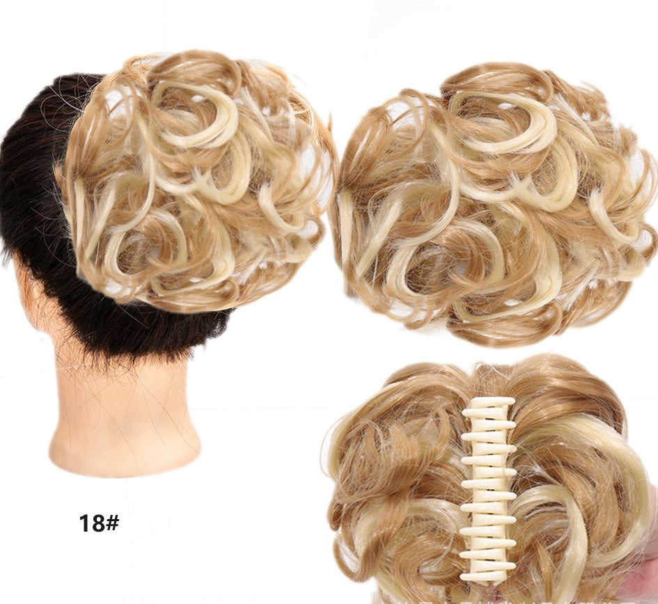 Claw Clip Wig for Natural Hair Bun