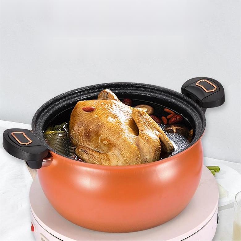 👉2025 NEW SALES - 50% OFF🫕Large Capacity McRib Stone Micro-Pressure Cooker