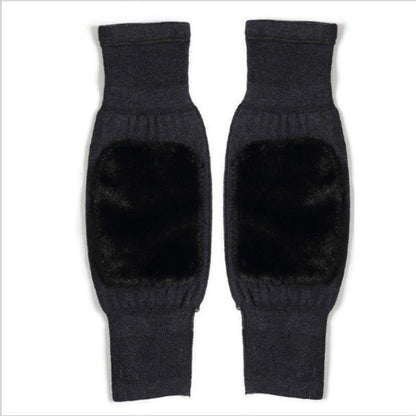 🔥Universal Cold Protection Thickened Faux Furred Knee Pads