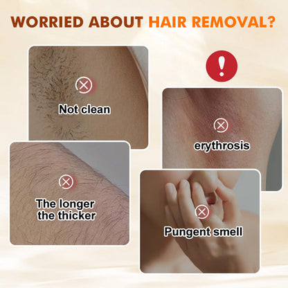 🧴52% OFF!🥰Versatile Aromatic Hair Removal Cream – Fast, Gentle & Fragrance-Infused for Silky Smooth Skin ✨