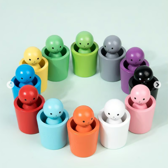 Montessori Children's Color Classification Stacking Educational Toys