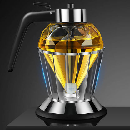 Household Diamond Glass Press Leak-proof Oil Dispenser