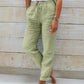 🌸Women's  Elastic Waist Cotton Linen Casual Pants