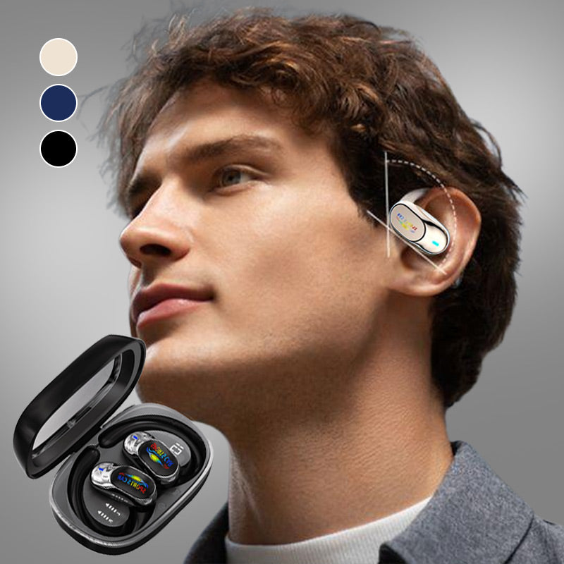 Waterproof Open Ear Earbuds with Noise Cancelling