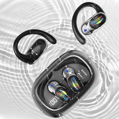 Waterproof Open Ear Earbuds with Noise Cancelling