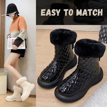 Winter Thick-Soled Plush Warm Snow Boots