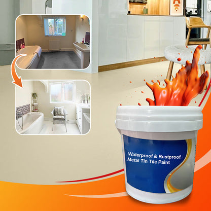 🔥Waterproof & Rustproof Metal Tin Tile Paint