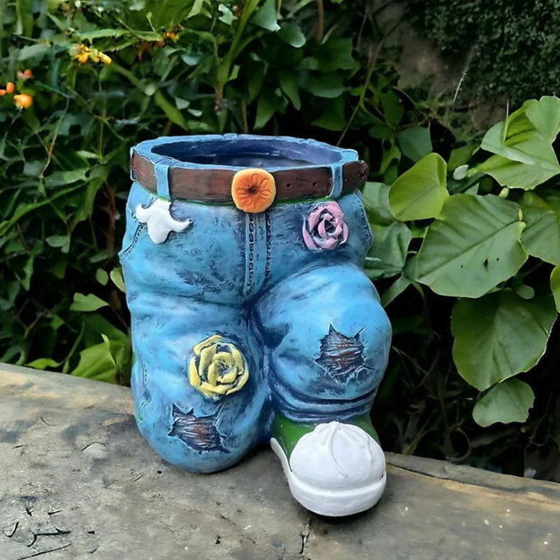 🌷Creative 3D Jeans Shaped Flower Pot