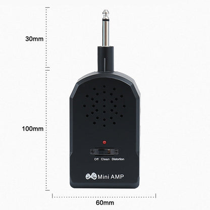🔥 Mini Guitar Amp Pro 🎸 30W HD Sound 🔊20H Playtime 🔋Busking Ready 🌆