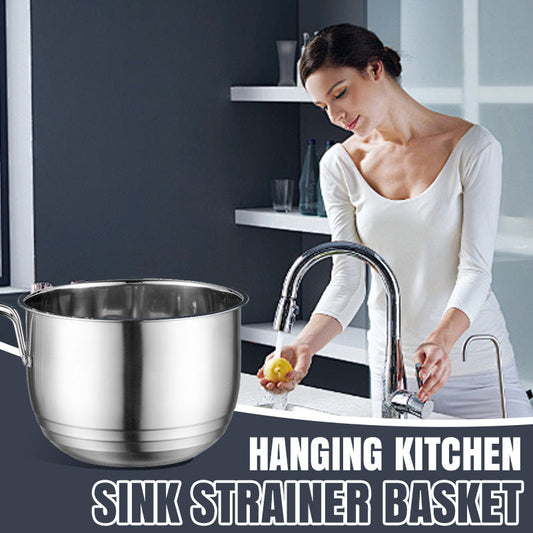 🔥Multi-Functional Hanging Kitchen Sink Strainer Basket