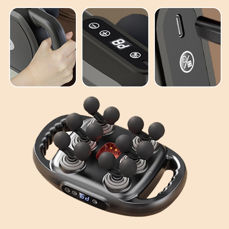 🔥Hot sale🔥Multi-Functional Automatic 12-Head Muscle Massage Gun