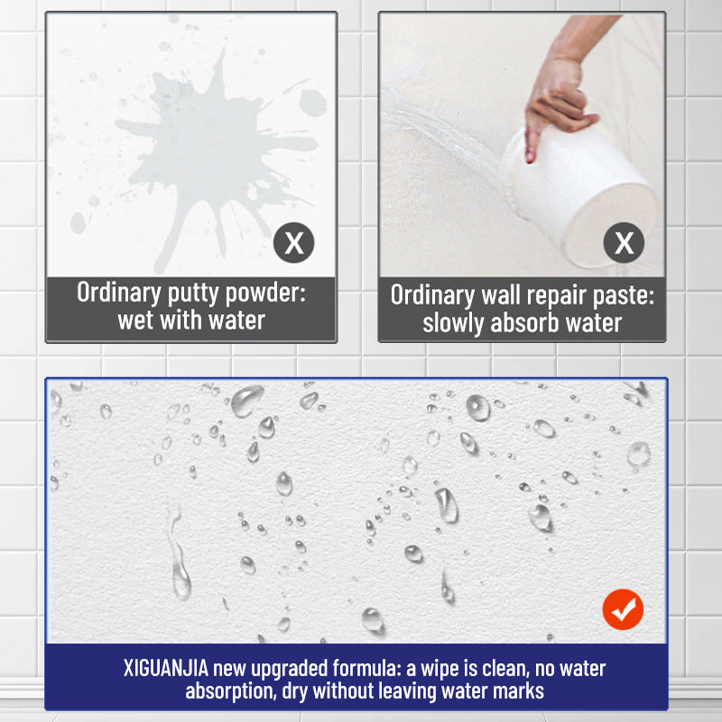 🛡Waterproof & Mildew-Resistant Wall Repair Paste🌿